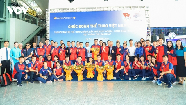 Đoàn Thể thao Việt Nam lên đường tham dự ASIAD 19