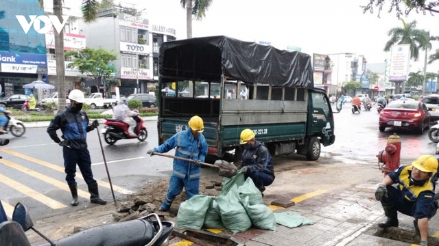 Đà Nẵng phòng chống ngập úng với tinh thần sẽ có mưa cực đoan do bão số 6