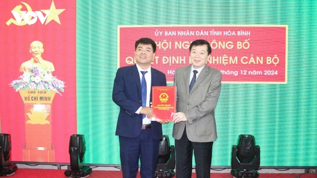 Bổ nhiệm Giám đốc Đài PT&TH tỉnh Hoà Bình