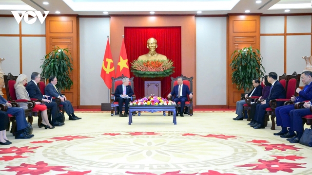 Tổng Bí thư Tô Lâm tiếp đoàn doanh nghiệp Hội đồng Kinh doanh Hoa Kỳ - ASEAN