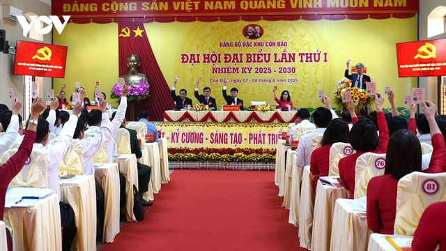 Đại hội đại biểu Đảng bộ Đặc khu Côn Đảo lần thứ I
