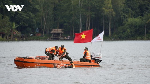 Diễn tập cứu hộ, cứu nạn chung giữa Quân đội ba nước Việt Nam - Lào - Campuchia