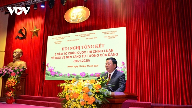 Tổng kết 5 năm tổ chức Cuộc thi chính luận về bảo vệ nền tảng tư tưởng của Đảng