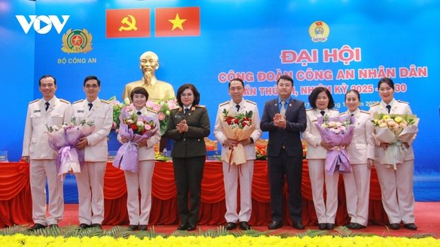 Đại hội đại biểu Công đoàn Công an nhân dân lần thứ VII khai mạc tại Hà Nội