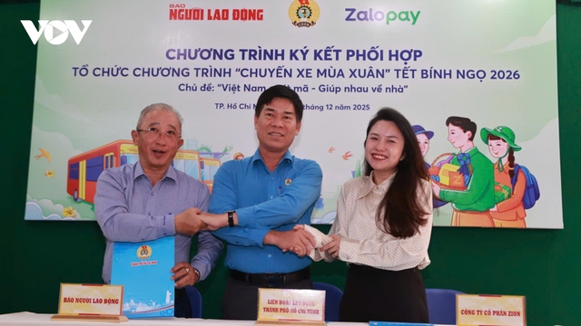 Khởi động “Chuyến xe mùa xuân” đưa lao động về quê ăn Tết