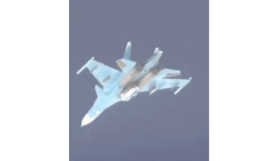 Tiêm kích Nga thả bom lượn. Ảnh: Không quân Nga