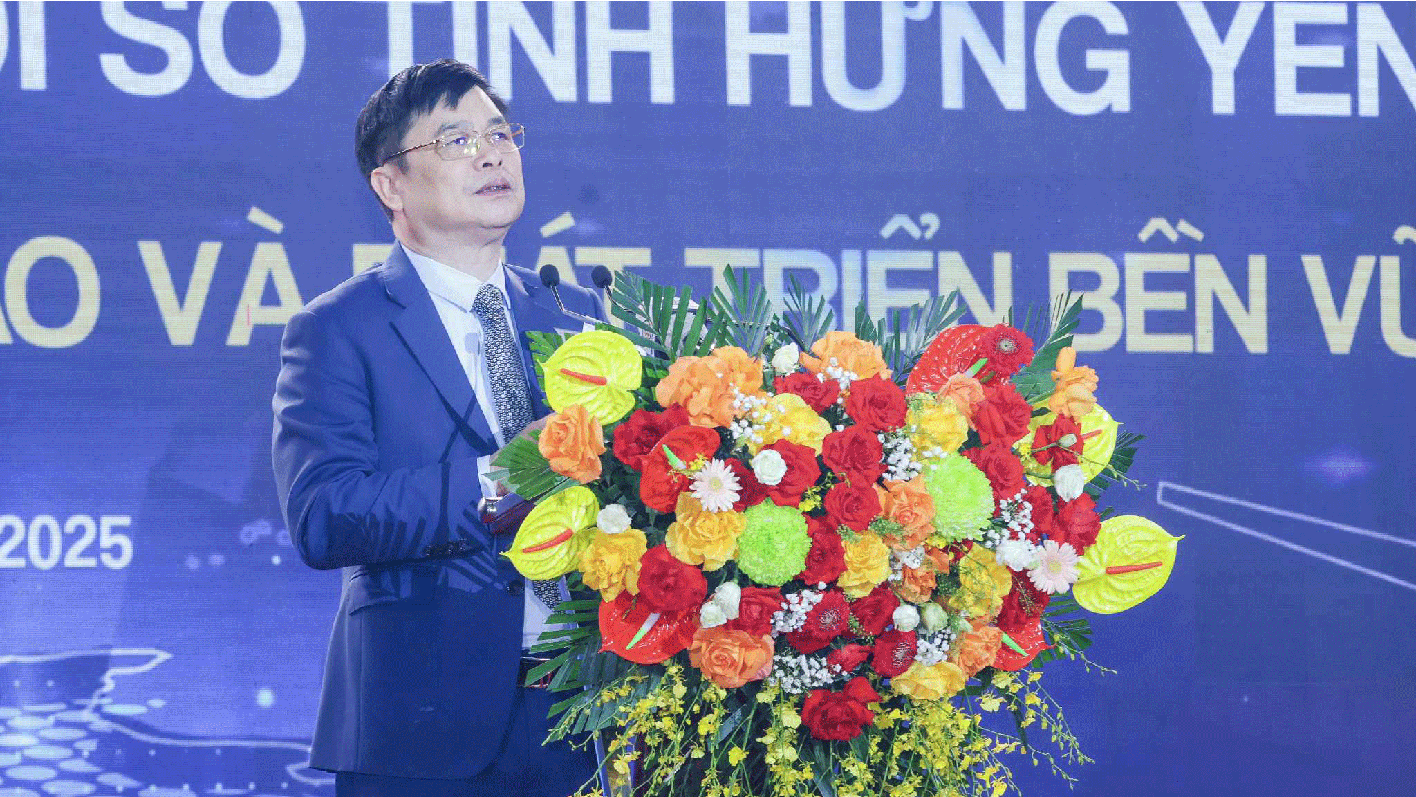 Ông Phạm Văn Nghiêm, Phó Chủ tịch UBND tỉnh Hưng Yên cho biết, Hưng Yên phấn đấu trở thành thành phố thông minh, sinh thái, trực thuộc Trung ương. Ảnh: PV