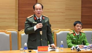 Đại tá Nguyễn Huy Lục (Trưởng phòng 5, A05). (Ảnh: Trọng Phú)