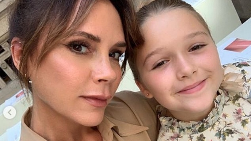 Con gái David Beckham không muốn trở lại trường học sau khi nghỉ dịch