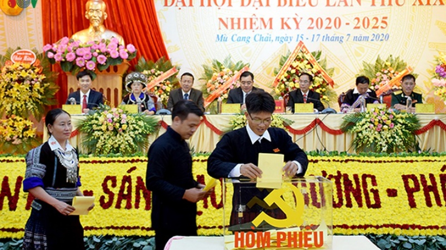 ĐH cấp trên cơ sở ở Yên Bái: Bí thư tái đắc cử với số phiếu cao