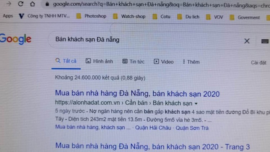Nhiều khách sạn ở Đà Nẵng rao bán vì thua lỗ