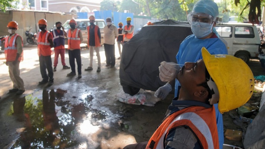 Lập kỷ lục trong 3 ngày liên tiếp, số ca Covid-19 tại Ấn Độ vượt 3,5 triệu