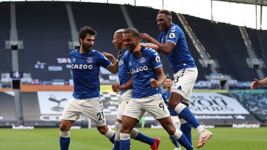 Tottenham 0-1 Everton: Dominic Calvert-Lewin gieo sầu cho Mourinho