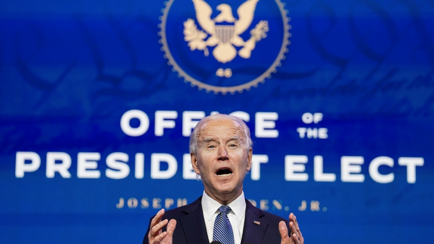Tổng thống đắc cử Mỹ Joe Biden hoàn tất chọn thành viên nội các mới