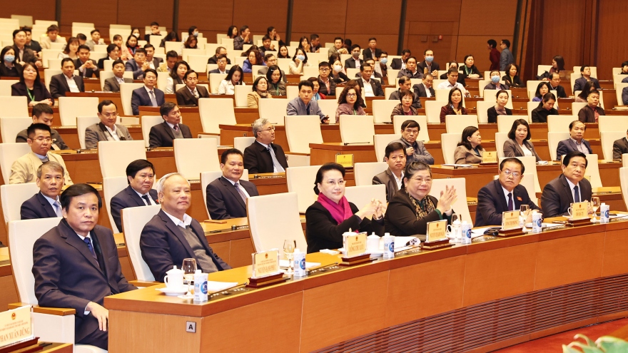 Chủ tịch Quốc hội dự Hội nghị tổng kết công tác năm 2020 của Văn phòng Quốc hội