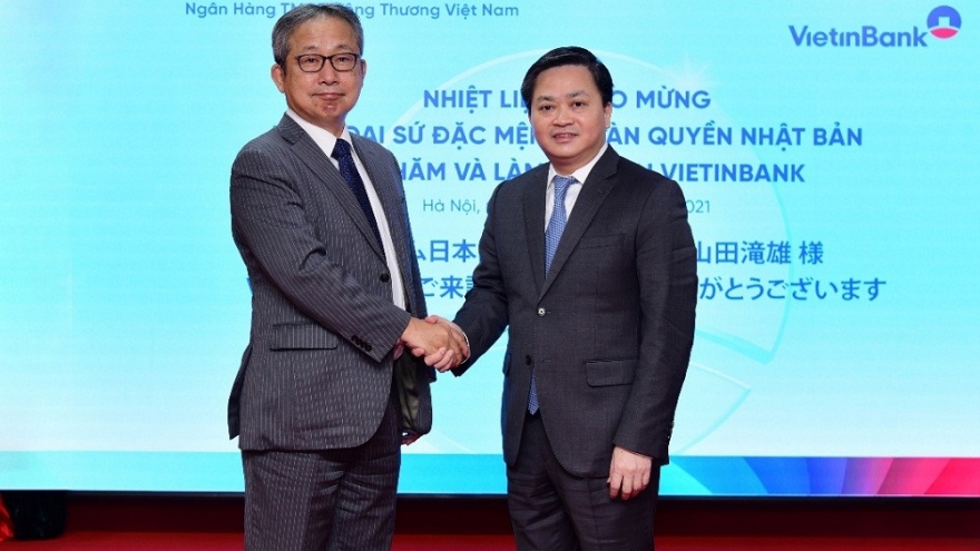 Đại sứ Đặc mệnh toàn quyền Nhật Bản thăm và làm việc tại VietinBank