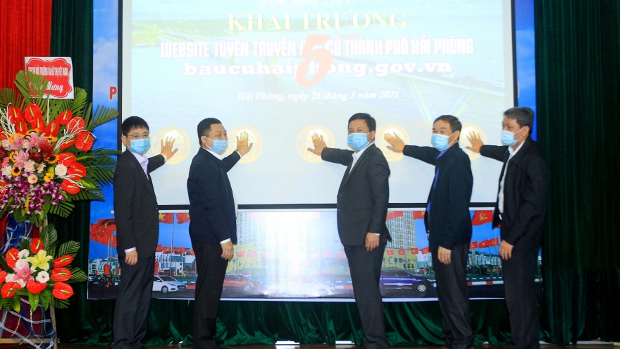 Hải Phòng khai trương website tuyên truyền bầu cử ĐBQH khóa XV và HĐND các cấp