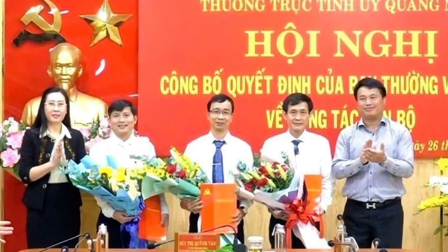 Điều động, bổ nhiệm nhiều cán bộ ở Quảng Ngãi