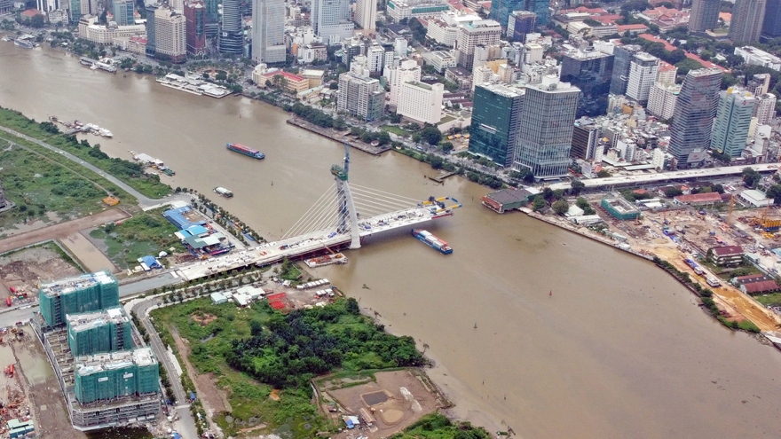 Cầu Thủ Thiêm 2 sẽ được thi công trở lại vào trước ngày 15/4