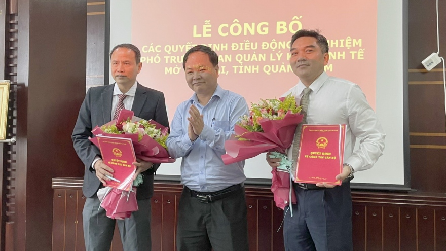 Bổ nhiệm 2 Phó Trưởng ban Quản lý Khu kinh tế mở Chu Lai