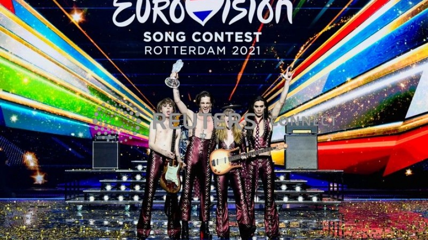 Ban nhạc Maneskin chiến thắng trong cuộc thi Eurovision 2021