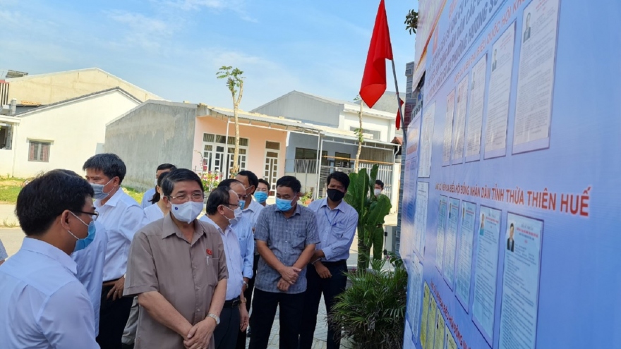 Phó Chủ tịch Quốc hội Nguyễn Đức Hải kiểm tra công tác bầu cử tại Huế