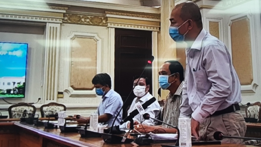 TP.HCM đảm bảo phòng chống dịch Covid-19 tại chợ hoa Đầm Sen