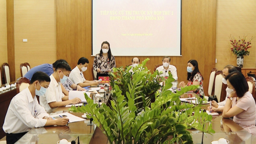 Hoãn tiếp xúc cử tri trước kỳ họp thứ hai HĐND thành phố Hà Nội