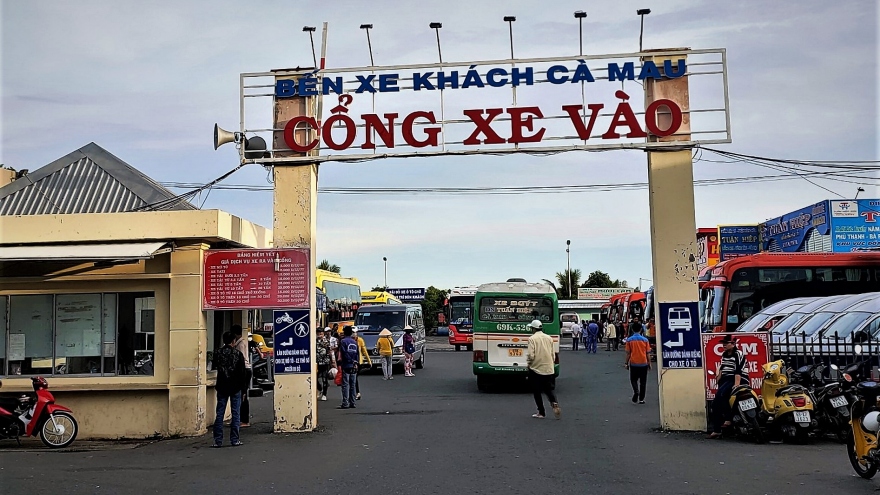 Cà Mau dừng vận chuyển hành khách từ các tỉnh khác đến và về địa phương