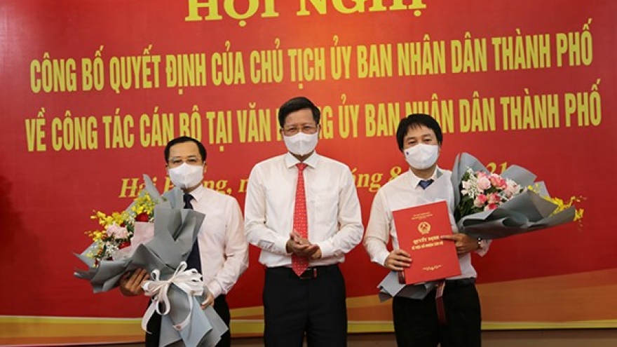 Hải Phòng tiếp tục bổ nhiệm, điều động nhiều lãnh đạo chủ chốt