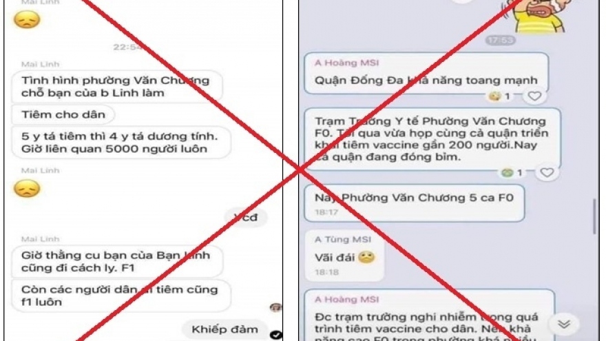 Hà Nội khẳng định 5.000 F1 ở Đống Đa liên quan đến ca dương tính Covid-19 sai sự thật