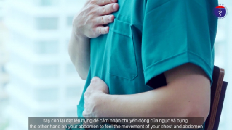Bộ Y tế hướng dẫn cách tập thở và vận động tại nhà