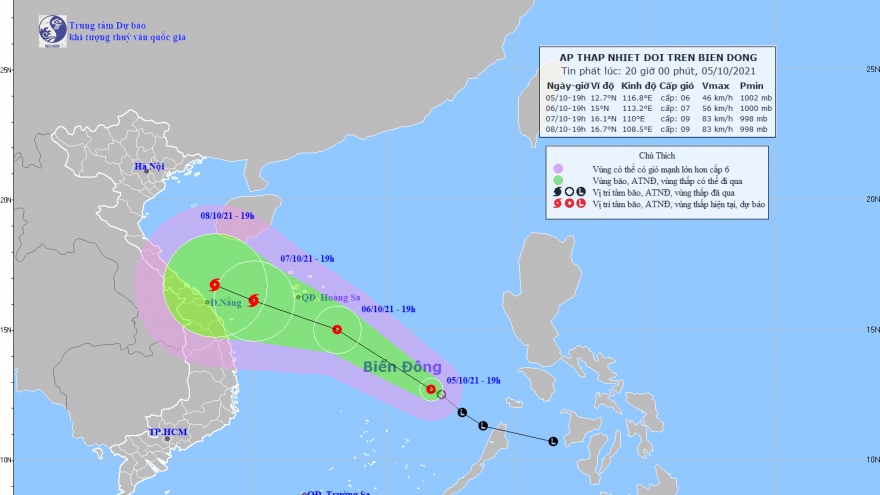 Ứng phó áp thấp nhiệt đới trên Biển Đông