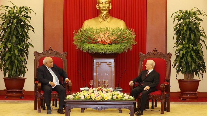 Tổng Bí thư Nguyễn Phú Trọng tiếp Đại sứ Cuba