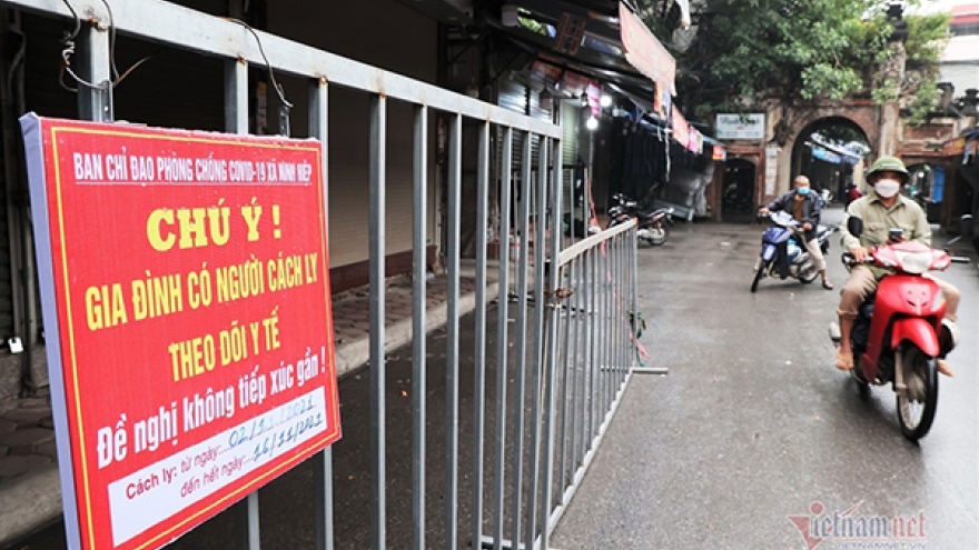 Hà Nội giãn cách toàn bộ xã Ninh Hiệp, người đến phải có xét nghiệm PCR âm tính