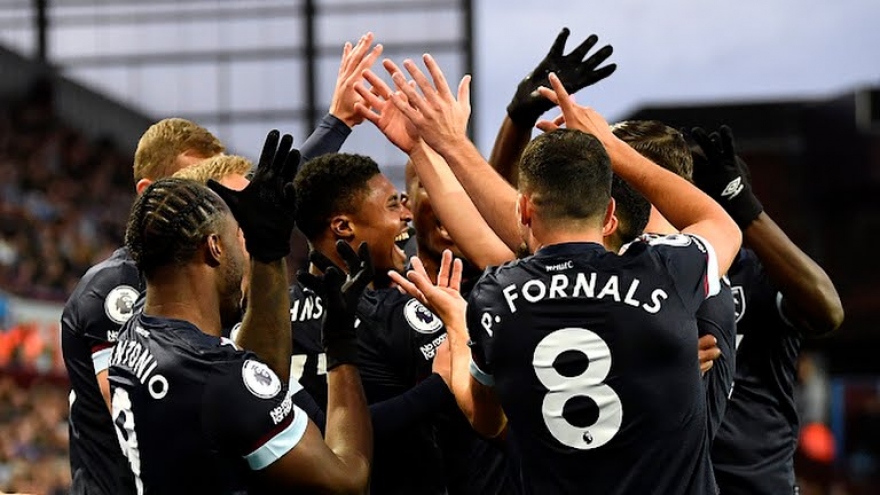 Kết quả bóng đá hôm nay 1/11: West Ham “đè bẹp” Aston Villa