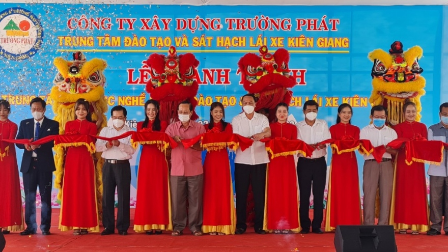 Kiên Giang khánh thành trung tâm đào tạo sát hạch lái xe hiện đại nhất vùng