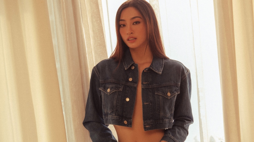 Hoa hậu Lương Thùy Linh tung ảnh mới, khoe trọn vòng eo con kiến