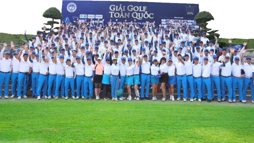 Khởi tranh giải Golf toàn quốc cựu học viên, sinh viên ĐH KTQD lần V-2022