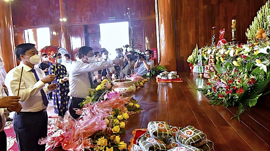 Khánh thành khu đền chính Đền thờ tưởng nhớ các Vua Hùng ở Cà Mau