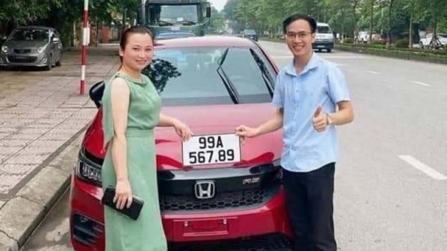 Chủ xe ở Bắc Ninh bấm trúng biển số 567.89