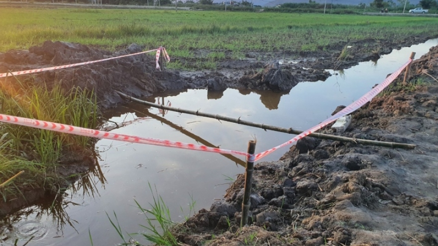 Bé trai tử vong dưới hố nước của một công trình giao thông đang thi công