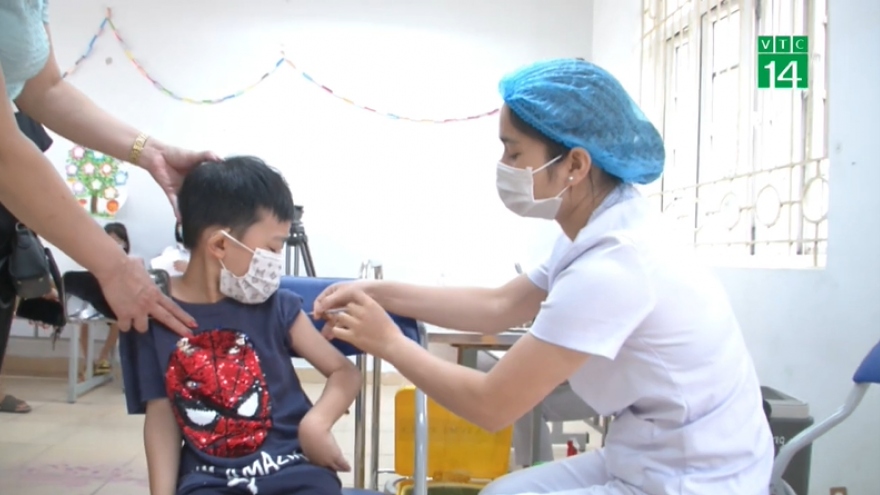 Hà Nội tiêm vaccine Covid-19 mũi đầu tiên cho trẻ từ 5 đến dưới 12 tuổi đợt 2