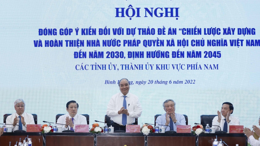 Đóng góp ý kiến hoàn thiện Đề án chiến lược xây dựng nhà nước pháp quyền