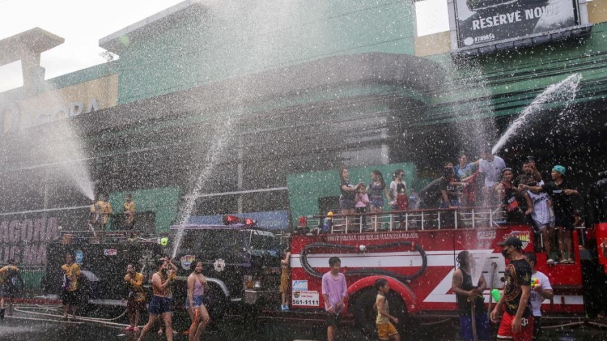 Tưng bừng lễ hội nước tại Philippines sau 2 năm gián đoạn do COVID-19