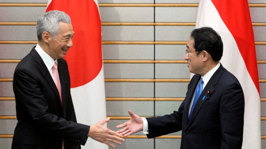 Nhật Bản và Singapore thúc đẩy ký kết thỏa thuận quốc phòng