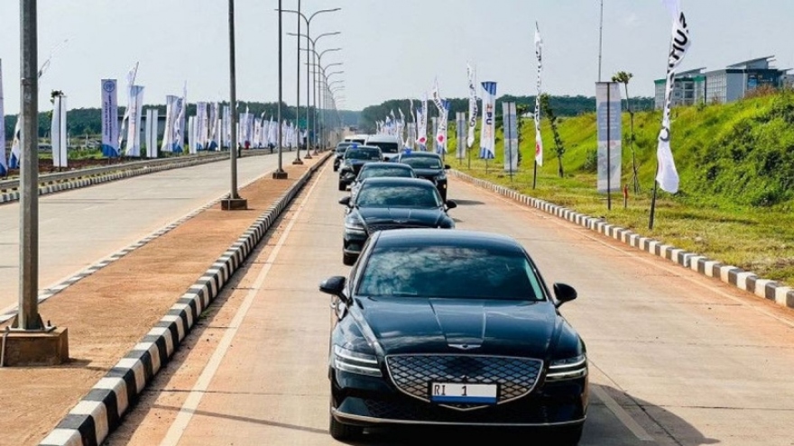 Xe điện Hyundai Genesis G80 là xe chính thức cho Hội nghị thượng đỉnh G20