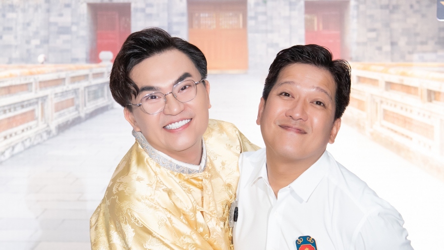 Trường Giang được Đại Nghĩa chăm sóc tận tình tại sự kiện