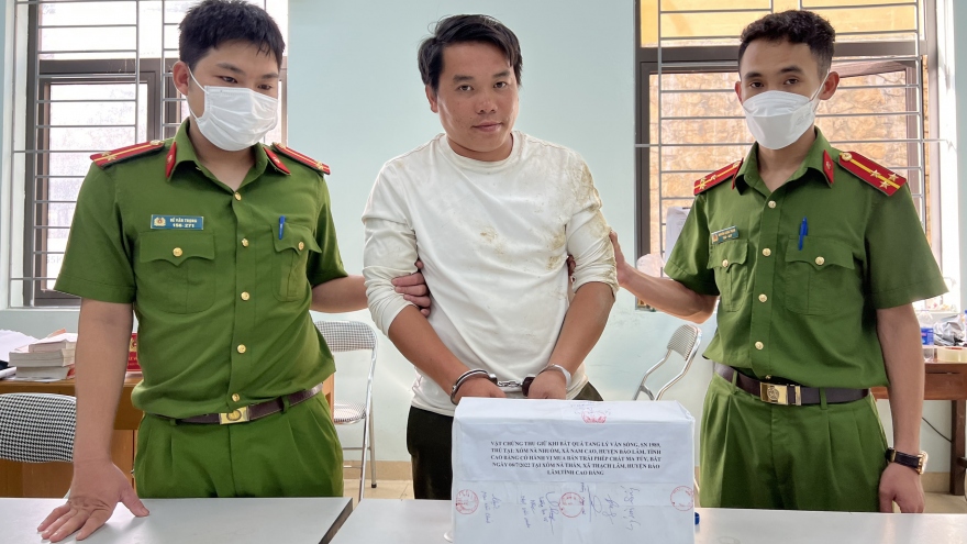 Bắt giữ đối tượng mua bán 8 bánh heroin