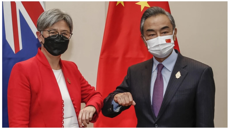 Ngoại trưởng Australia lần đầu gặp Ngoại trưởng Trung Quốc kể từ 2019